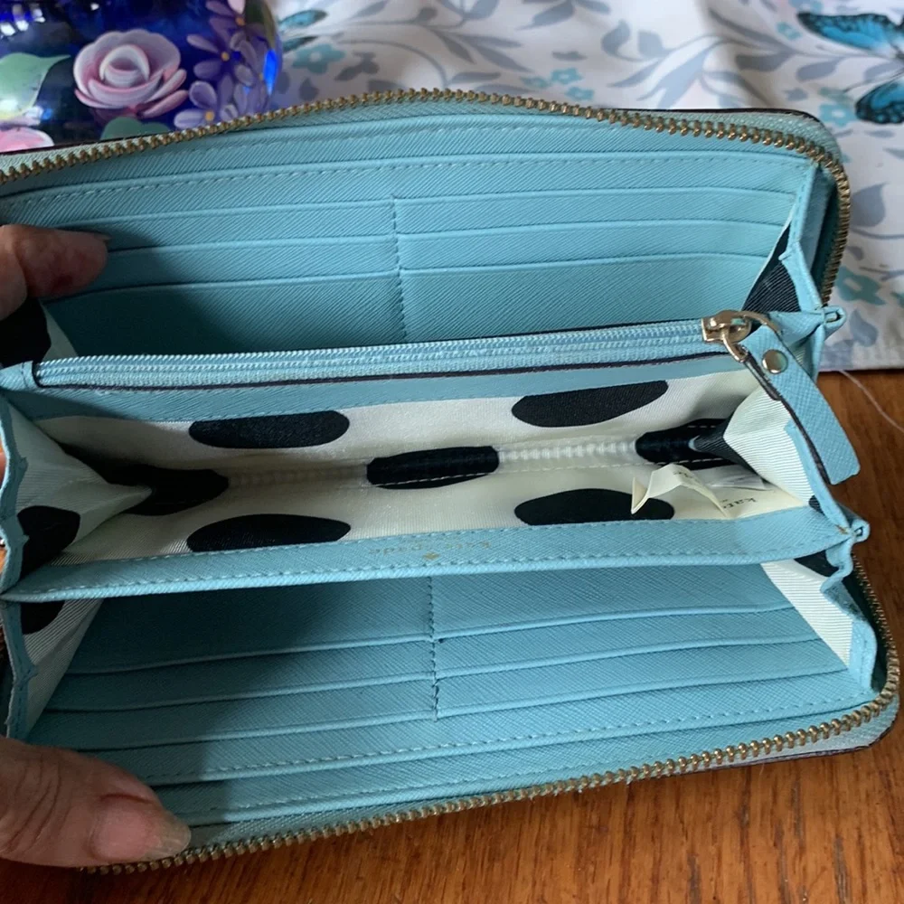Kate Spade Leather Zip Around Wallet